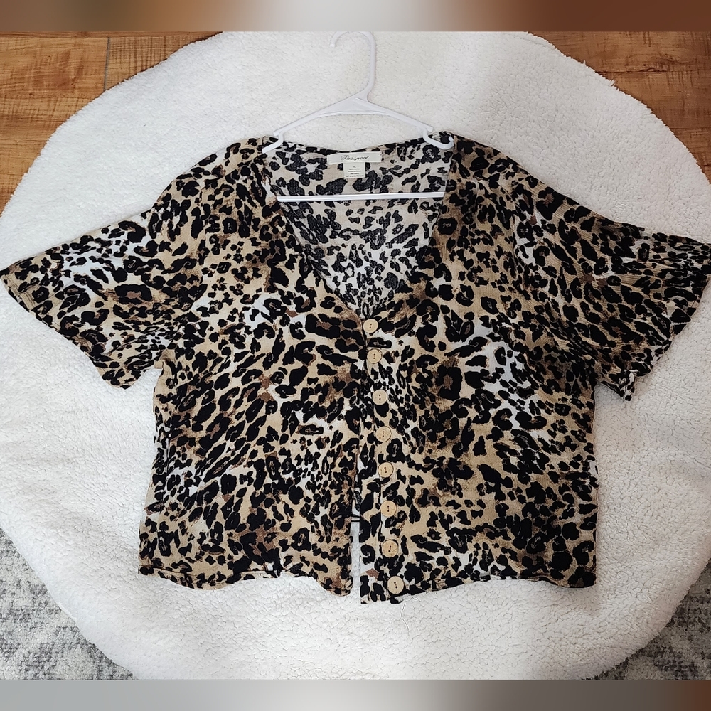 Leopard Print Blouse